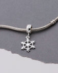 Snowflake Silver Charm