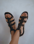 Sol Leather Greek Sandals-0