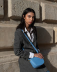 Handmade Recycled Genuine Leather Bag - 15cm Tall, 19cm Large, 9cm Width - Adjustable Handle Drop 44-50cm - Durable & Eco-Friendly by Sook Stainable at brixbailey.com