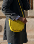 Handmade Recycled Genuine Leather Tote Bag - 15cm Tall, Adjustable Handle, Eco-Friendly & Durable by Sook Stainable at brixbailey.com