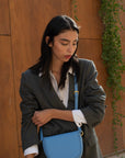 Handmade Recycled Genuine Leather Tote Bag - 15cm Tall, 19cm Wide, Adjustable Handle - Eco-Friendly & Durable by Sook Stainable at brixbailey.com
