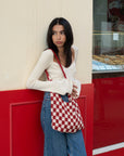 Handmade Knitted Cotton Crochet Bag - Eco-Friendly & Sustainable Fashion Accessory by Sook Stainable at brixbailey.com