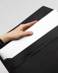 Classic Sophisticated Leather Laptop Sleeve – Eco-Friendly & Timeless by Stella Soomlais at brixbailey.com