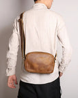 Soren Vintage Leather Crossbody Bag Sling | Versatile and Durable Leather Bag