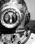 The Authentic Charm of Kalymnos: A Sponge Diver's Journey - Limited Edition Black & White Photography Print by George Tatakis at brixbailey.com
