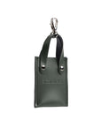 Mini tote bag charm - Ivy Green