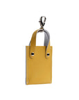 Mini tote bag charm - Ochre Yellow