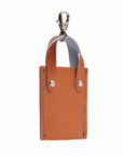 Mini tote bag charm - Burnt Orange