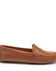 Women's Penny Driving Loafers, tan leather