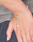 Mini Lifetime Silver Star Charm Bracelet