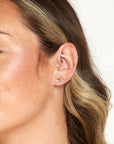Amber Starfish Stud Earrings