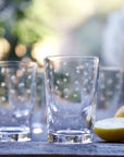 Crystal Tumblers with Stars Design