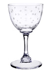 Crystal Liqueur Glasses with Stars Design
