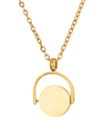 Custom Engraved Spinner Necklace