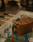 Travel Mate Leather Accessory Bag with Sustainable Design