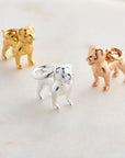 Staffordshire Bull Terrier Silver Dog Charm