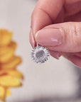 Sunflower Silver Charm