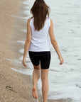 Supima Cotton High Neck Tank Top