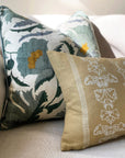 Suzani Square Cushion - Blue Green