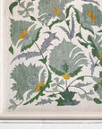 Suzani Framed Embroidery Print - Blue
