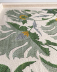 Suzani Framed Embroidery Print - Blue