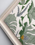 Suzani Framed Embroidery Print Small - Blue I