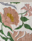 Suzani Framed Embroidery Print Small - Pink I