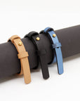 Timeless Leather Bracelet with Brass Fastener – Adjustable & Durable by Tairi Roosve at www.brixbailey.com