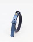 Timeless Double-Layered Leather Bracelet with Brass Fastener by Tairi Roosve at www.brixbailey.com