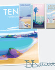 Tenby Vintage Travel Poster