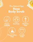 Rose Sugar Scrub | Natural Exfoliating Body Scrub for Smooth, Glowing Skin | Vegan, Plastic-Free Skincare | 2 Size Options