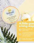 Lemon Calendula Body Scrub | Natural Exfoliating Sugar Scrub for Smooth, Glowing Skin | Vegan, Plastic-Free Skincare | 2 Size Options