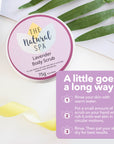 Lavender Body Scrub | Natural Exfoliating Sugar Scrub for Relaxing, Smooth Skin | Vegan, Plastic-Free Skincare | 3 Size Options