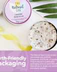 Lavender Body Scrub | Natural Exfoliating Sugar Scrub for Relaxing, Smooth Skin | Vegan, Plastic-Free Skincare | 3 Size Options