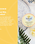 Lemon Calendula Body Scrub | Natural Exfoliating Sugar Scrub for Smooth, Glowing Skin | Vegan, Plastic-Free Skincare | 2 Size Options
