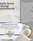 Exfoliating Face Wash Bar | Patchouli, Clary Sage & Sweet Orange | Natural Facial Cleanser with Gentle Scrub | Vegan, Plastic-Free Skincare