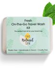 Fresh Mini Travel Wash Kit | Natural “On the Go” Shampoo, Conditioner & Soap Set | Vegan, Plastic-Free Hair Care | Perfect Travel Gift