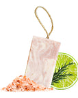 Himalayan Promise Soap Bar | Rosemary Lime & Himalayan Pink Salt Natural Handcrafted Soap | Vegan, Plastic-Free Skincare | 2 Styles Available