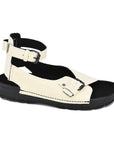White Athens Vegan Summer Sandals