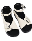 TOKU Athens Vegan Sandals - White