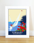 Torquay Sailing Art Print
