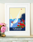 Torquay Sailing Art Print
