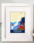 Torquay Sailing Art Print