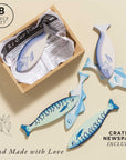 Market Fish Wooden Play Food Crate