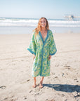 TURKISH COTTON MUSLIN KIMONO ROBE