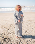 MUSLIN COTTON KIMONO BATHROBE