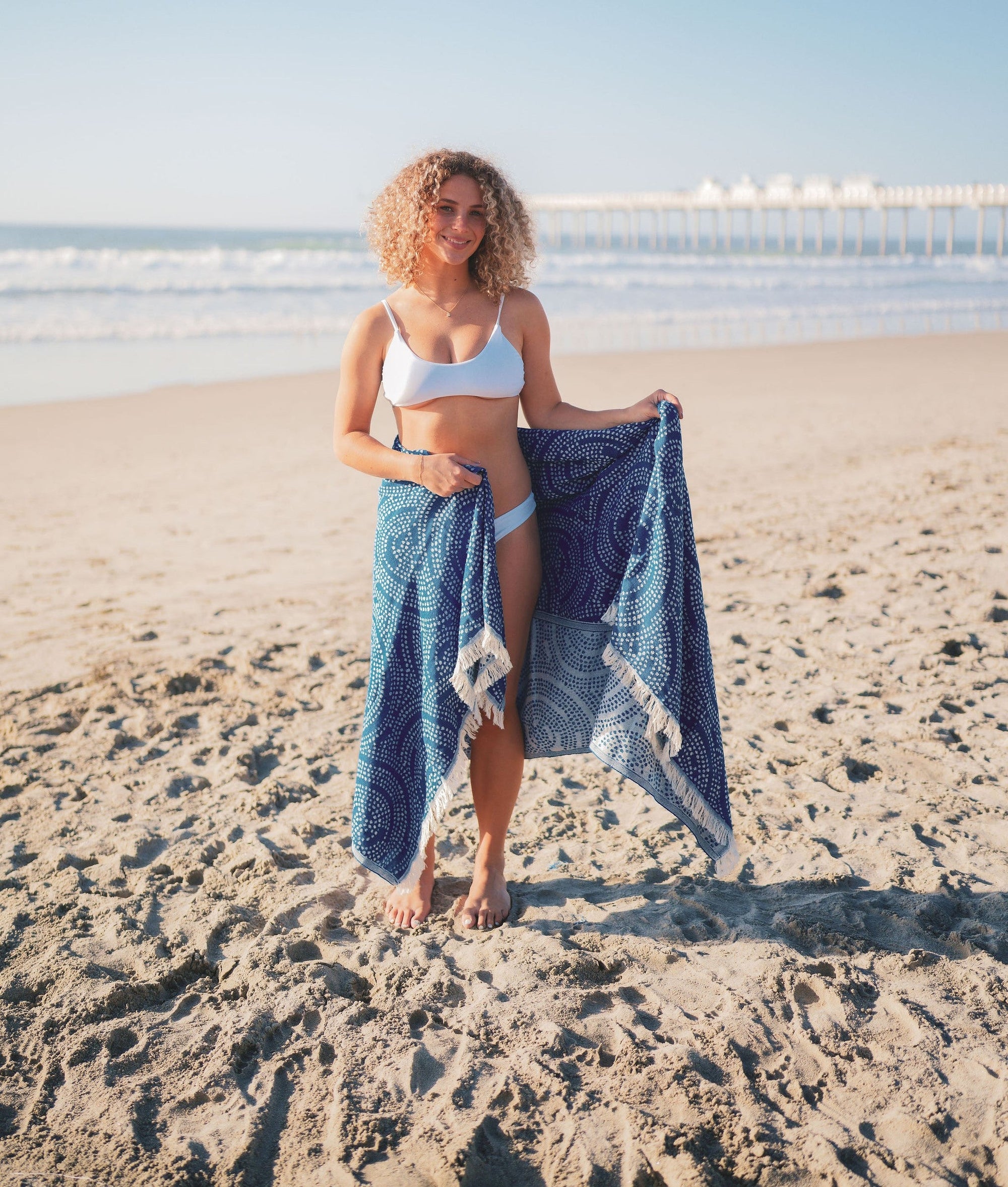 CIRCLES TURKISH COTTON THROW