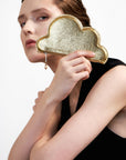 Gold Leather Cloud Purse