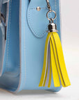 Mini tassel bag charm - Pastel Yellow