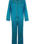 Teddy Rainforest Stripe Boys Silk Pyjama Set